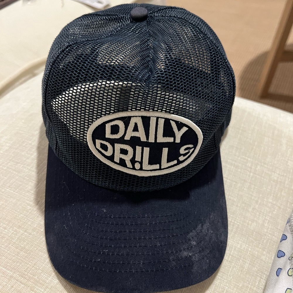 Daily Drills Navy Mesh Trucker Hat